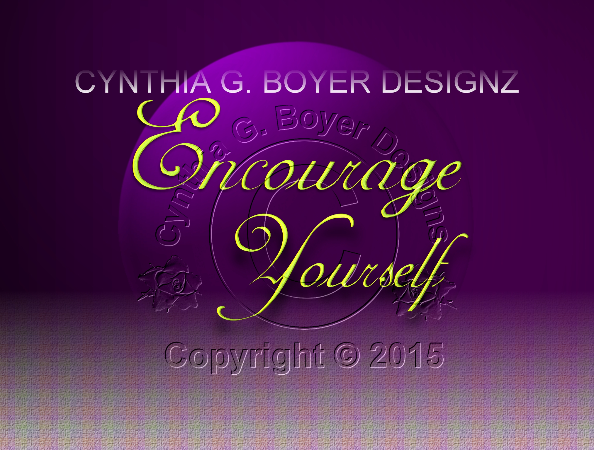 Encourage Yourself