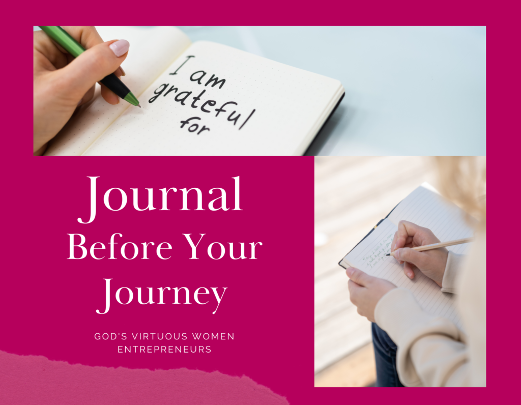 Journal your entrepreneurial journey