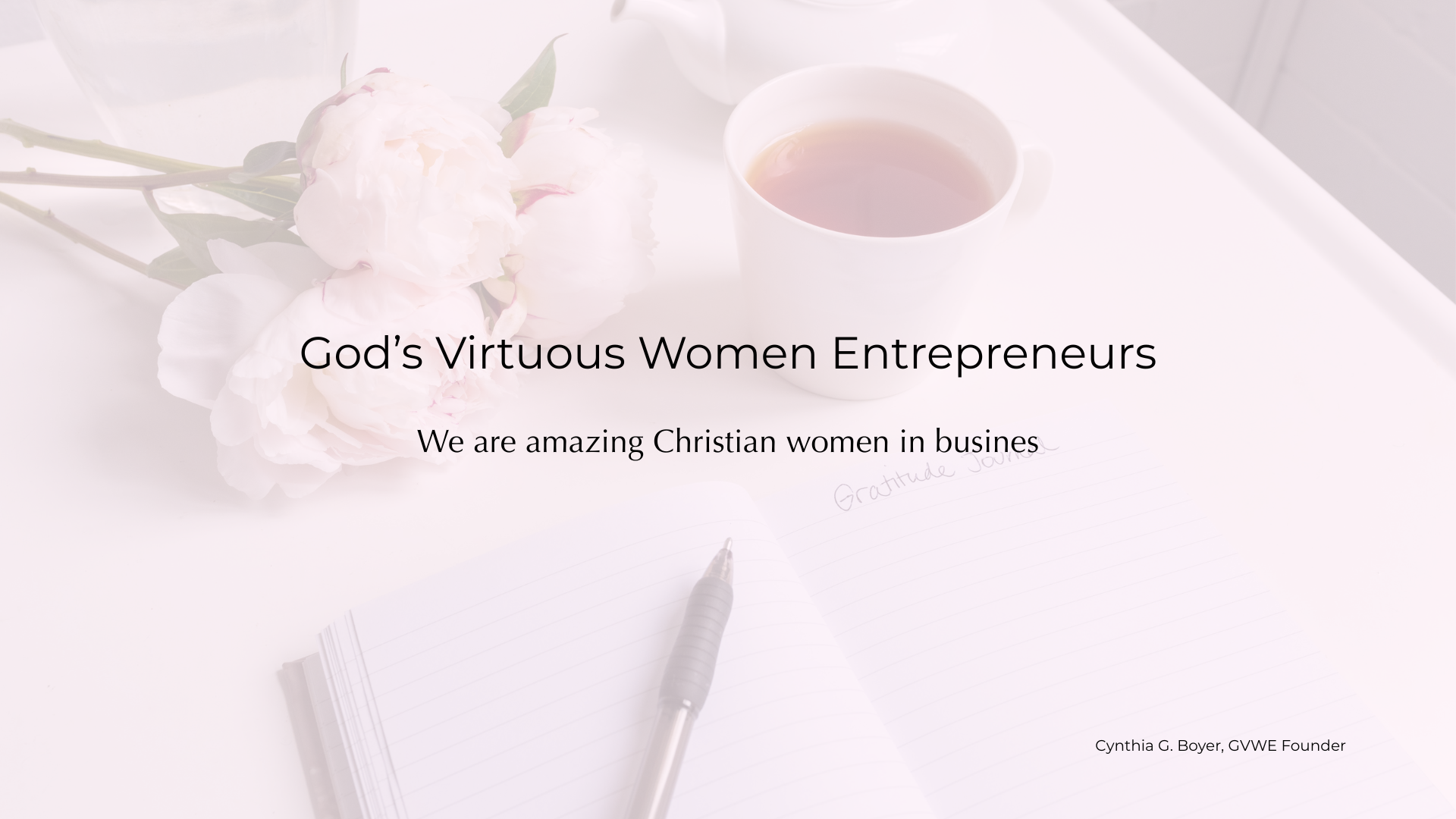 God's Virtuous Women Entrepreneurs God's Virtuous Women Entrepreneurs